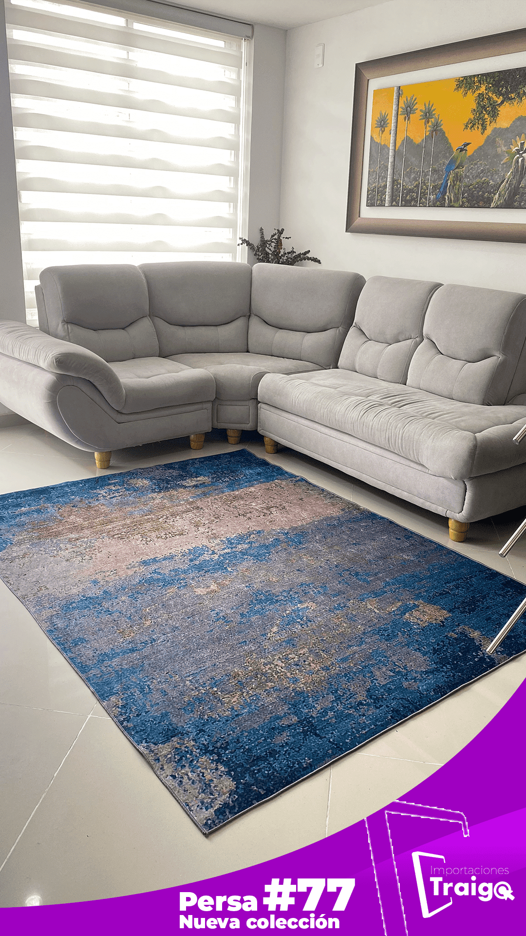Elegantes y modernas alfombras estilo persa