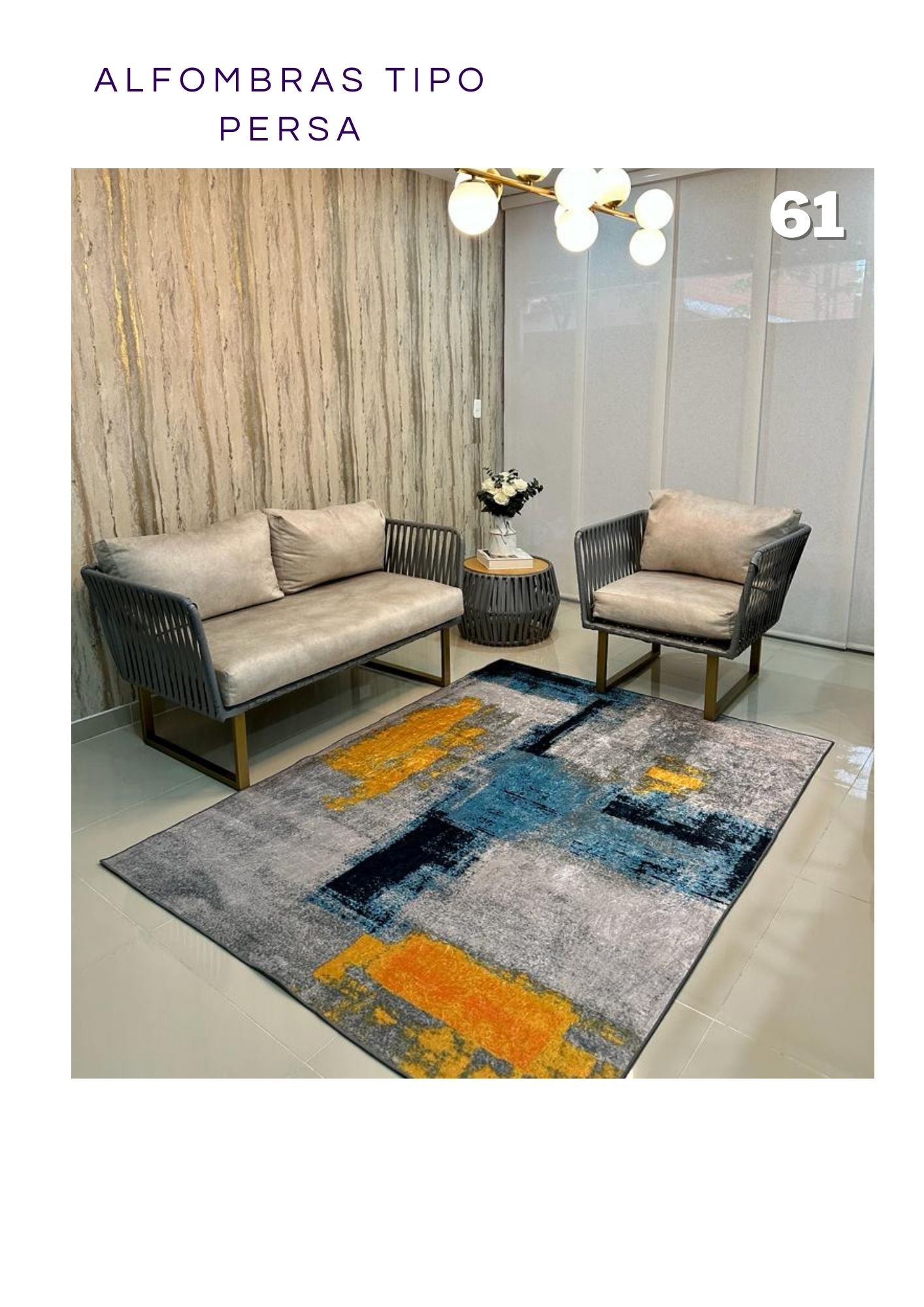 Elegantes y modernas alfombras estilo persa