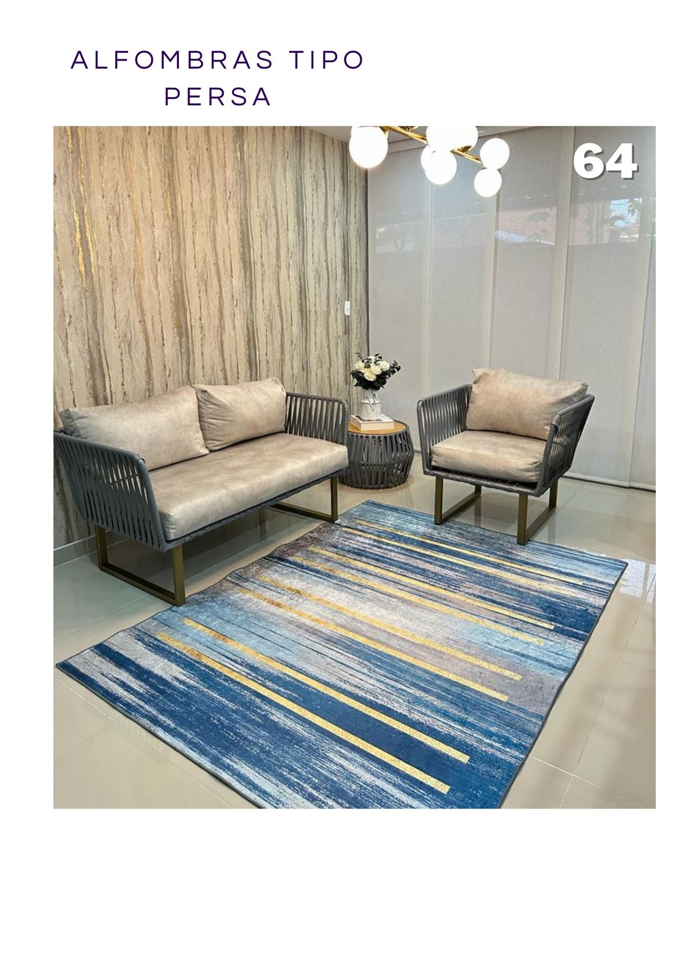 Elegantes y modernas alfombras estilo persa
