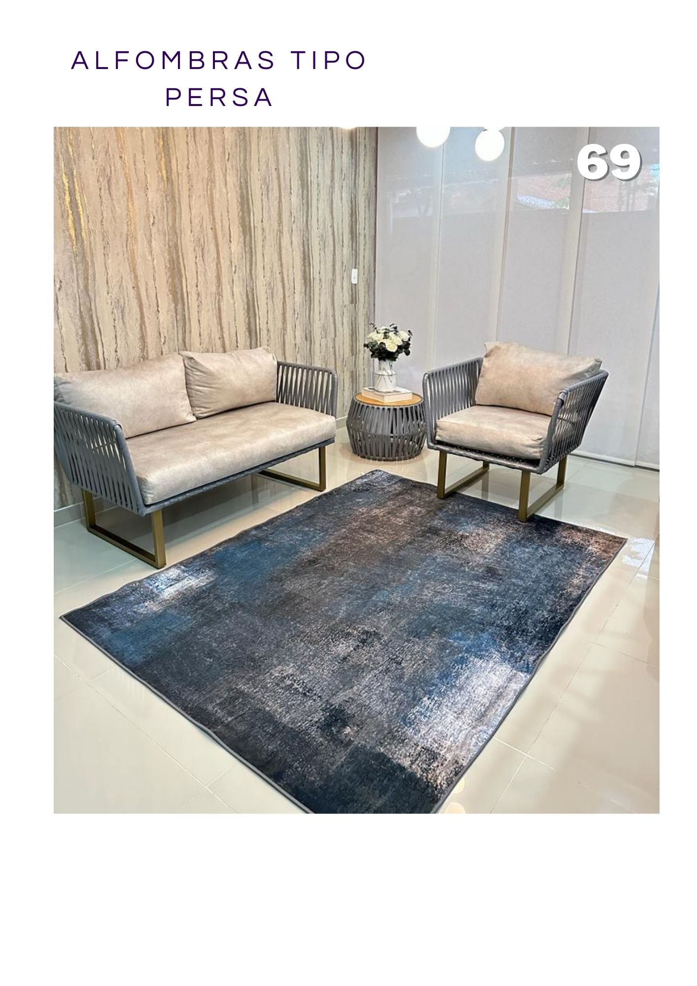 Elegantes y modernas alfombras estilo persa