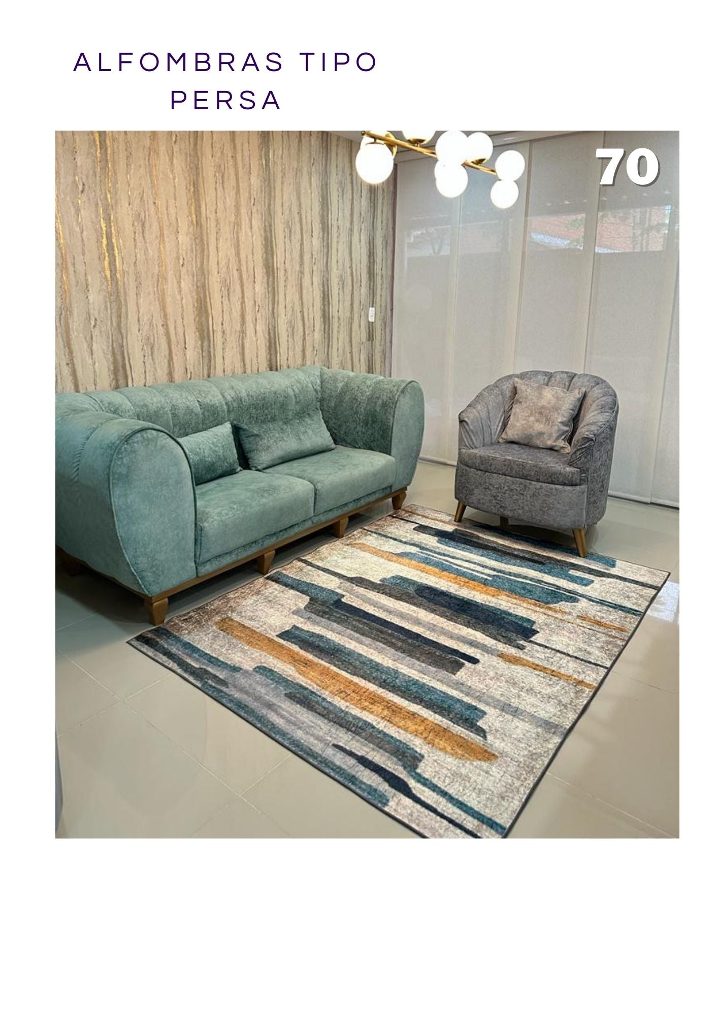 Elegantes y modernas alfombras estilo persa