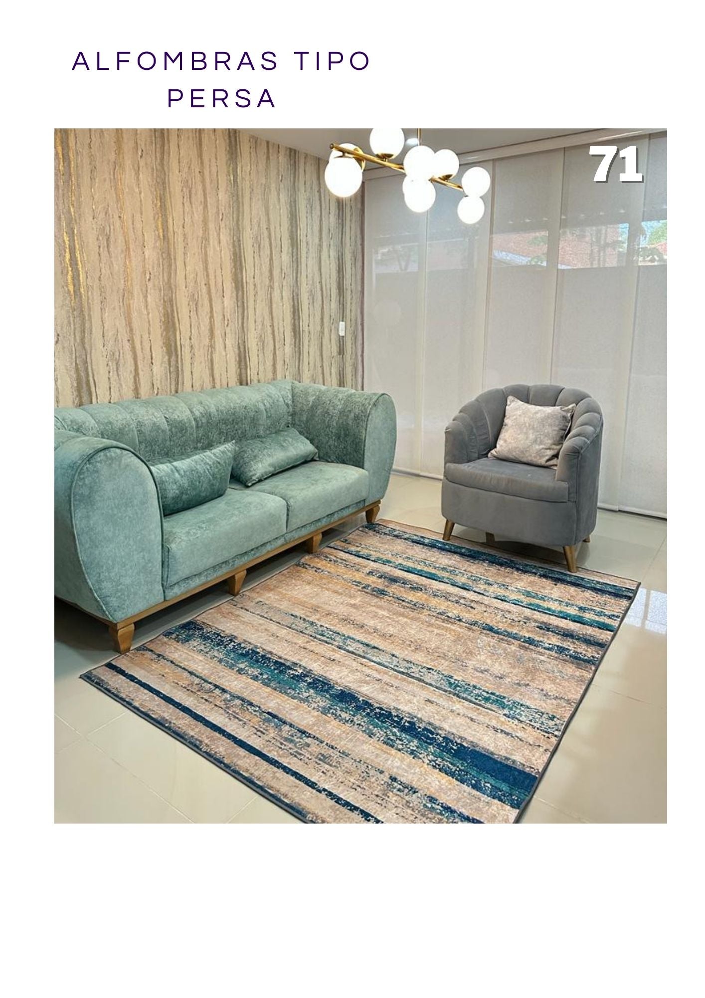 Elegantes y modernas alfombras estilo persa