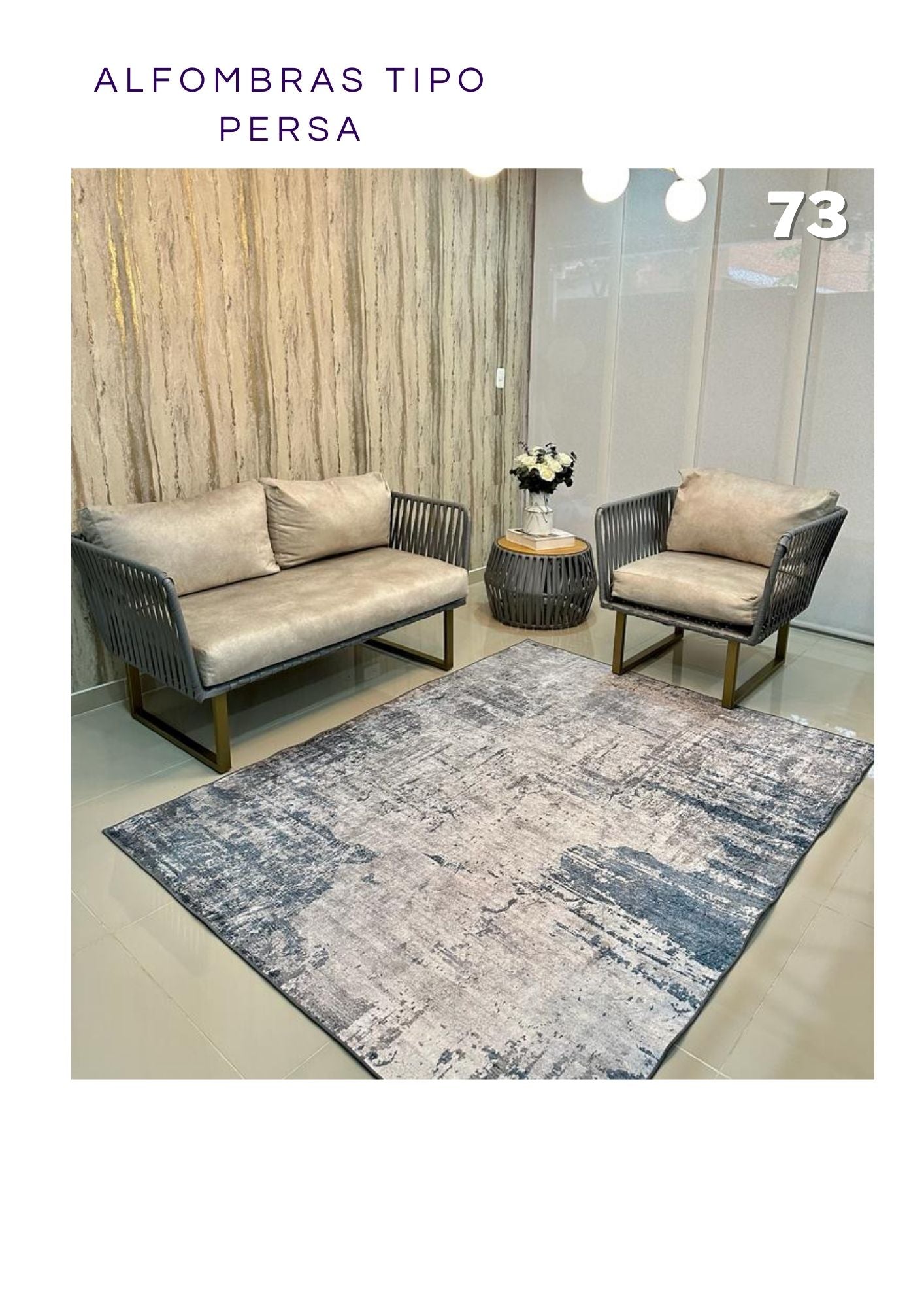 Elegantes y modernas alfombras estilo persa