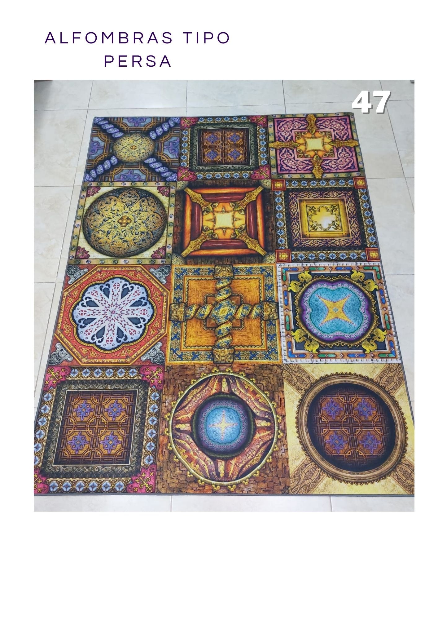 Elegantes y modernas alfombras estilo persa