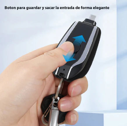 OFERTA EXCLUSIVA! SÚPER PRÁCTICO LLAVERO-CARGADOR SALVAVIDAS